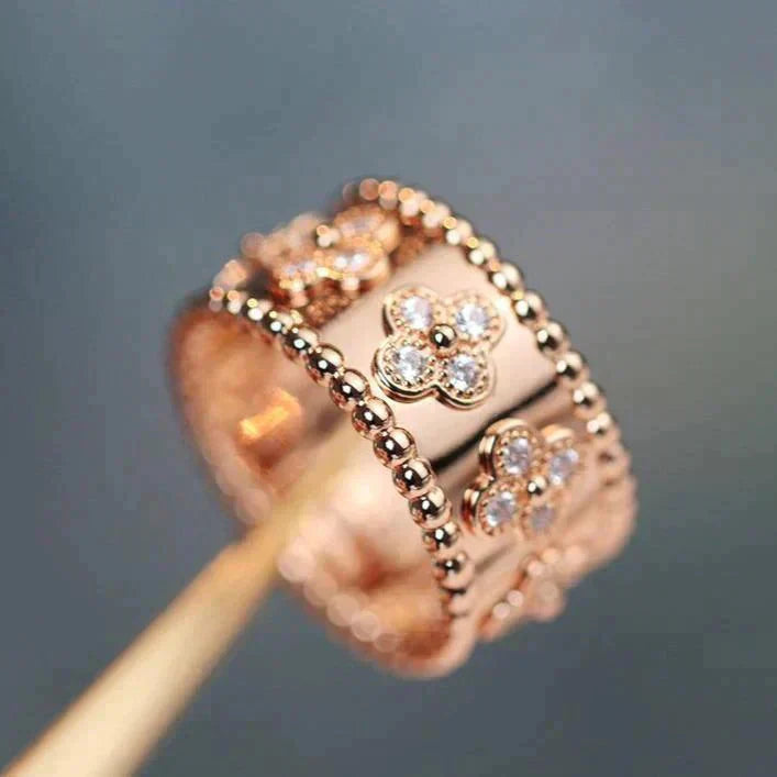 [Gaonasi]CLOVER KALEIDOSCOPE RING 10MM