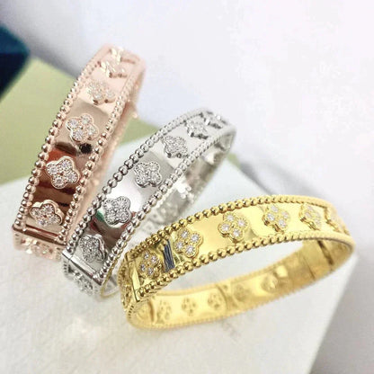 [Gaonasi]CLOVER BRACELET 8MM DIAMONDS