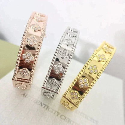 [Gaonasi]CLOVER BRACELET 8MM DIAMONDS