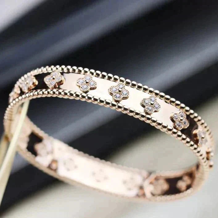 [Gaonasi]CLOVER BRACELET 8MM DIAMONDS