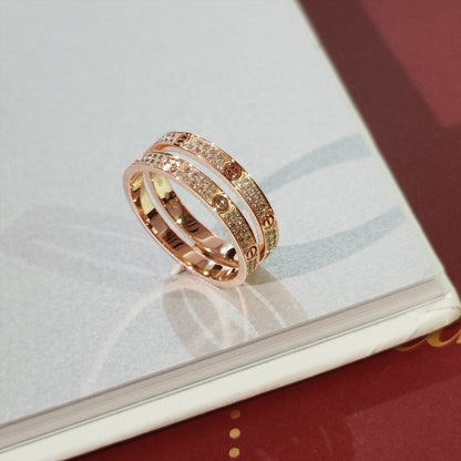 [Gaonasi Jewelry]LOVE RING 2.65MM DIAMOND