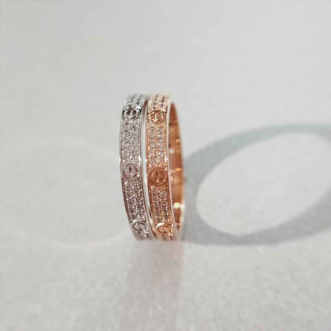 [Gaonasi Jewelry]LOVE RING 2.65MM DIAMOND