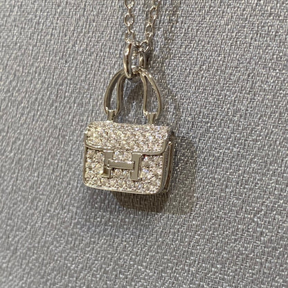 [Gaonasi]CONSTANCE PEDANT DIAMOND NECKLACE