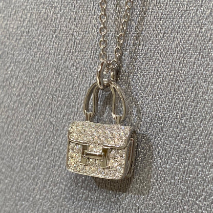 [Gaonasi]CONSTANCE PEDANT DIAMOND NECKLACE