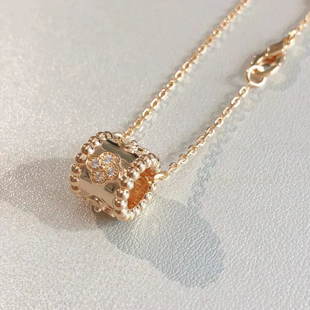[Gaonasi]PERLEE PEDANT NECKLACE GOLD / ROSE GOLD