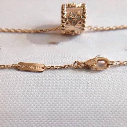 [Gaonasi]PERLEE PEDANT NECKLACE GOLD / ROSE GOLD