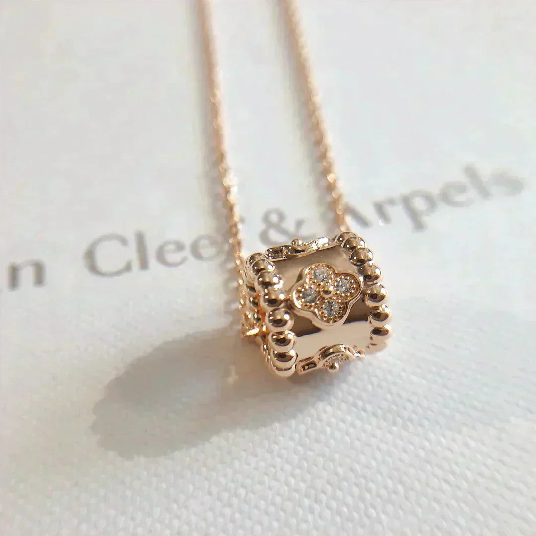 [Gaonasi]PERLEE PEDANT NECKLACE GOLD / ROSE GOLD