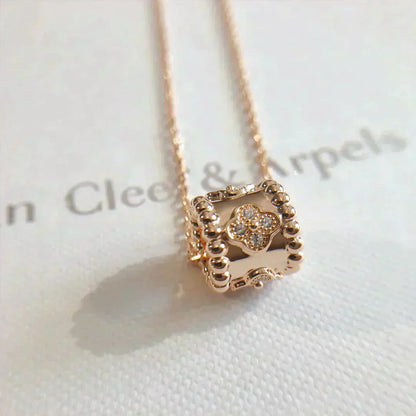 [Gaonasi]PERLEE PEDANT NECKLACE GOLD / ROSE GOLD
