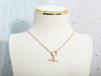 [Gaonasi]ECHAPPEE NECKLACE PINK GOLD