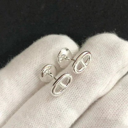 [Gaonasi]CHAINE SMALL EARRINGS GOLD AND SILVER