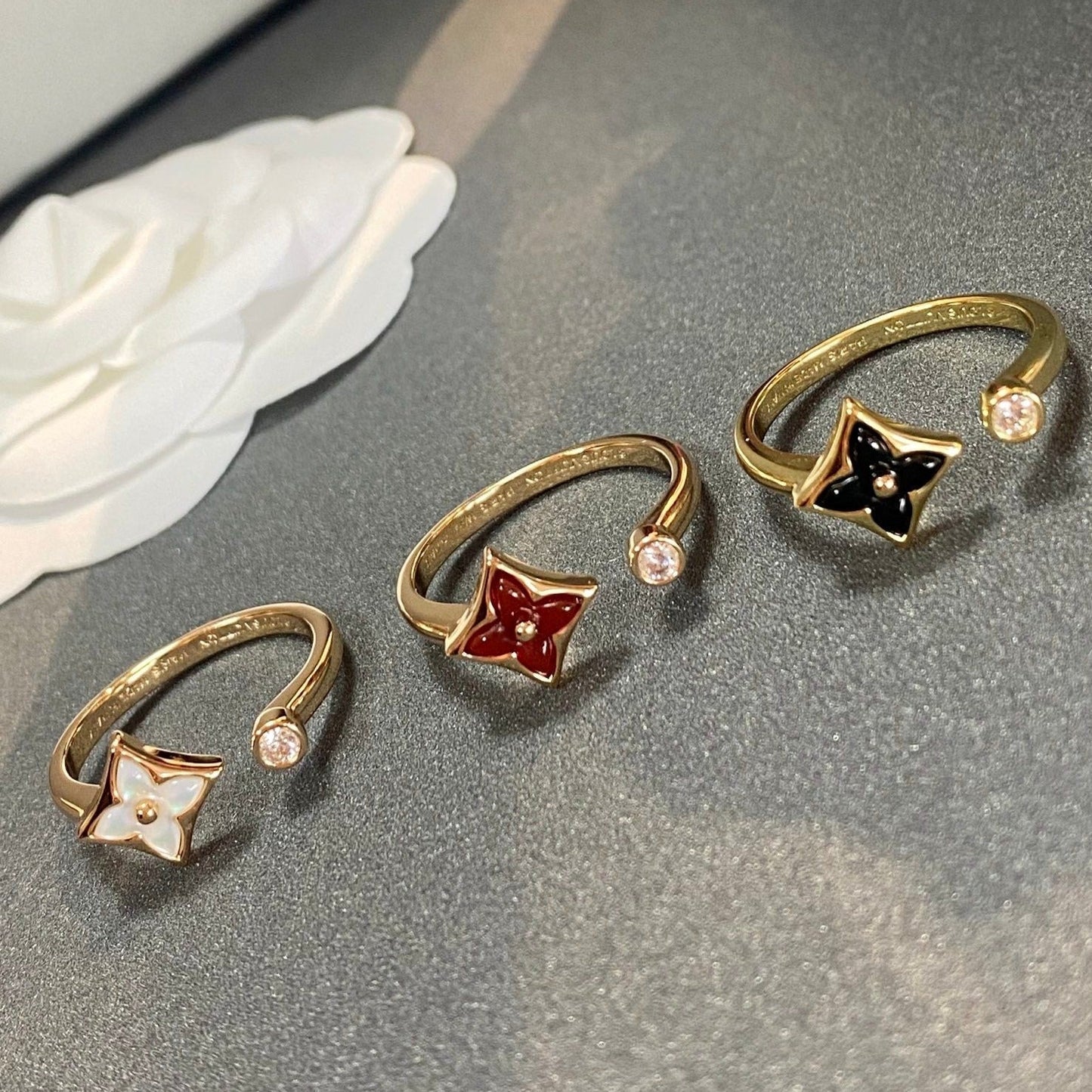 [Gaonasi]STAR 1 DIAMOND OPEN RING