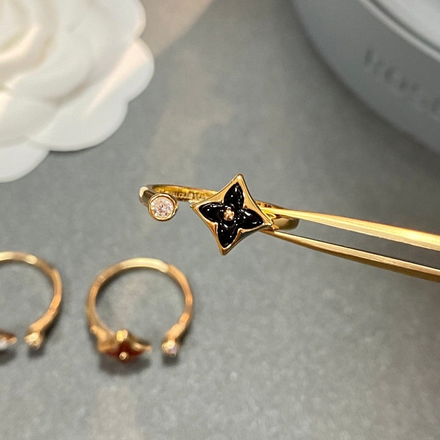[Gaonasi]STAR 1 DIAMOND OPEN RING