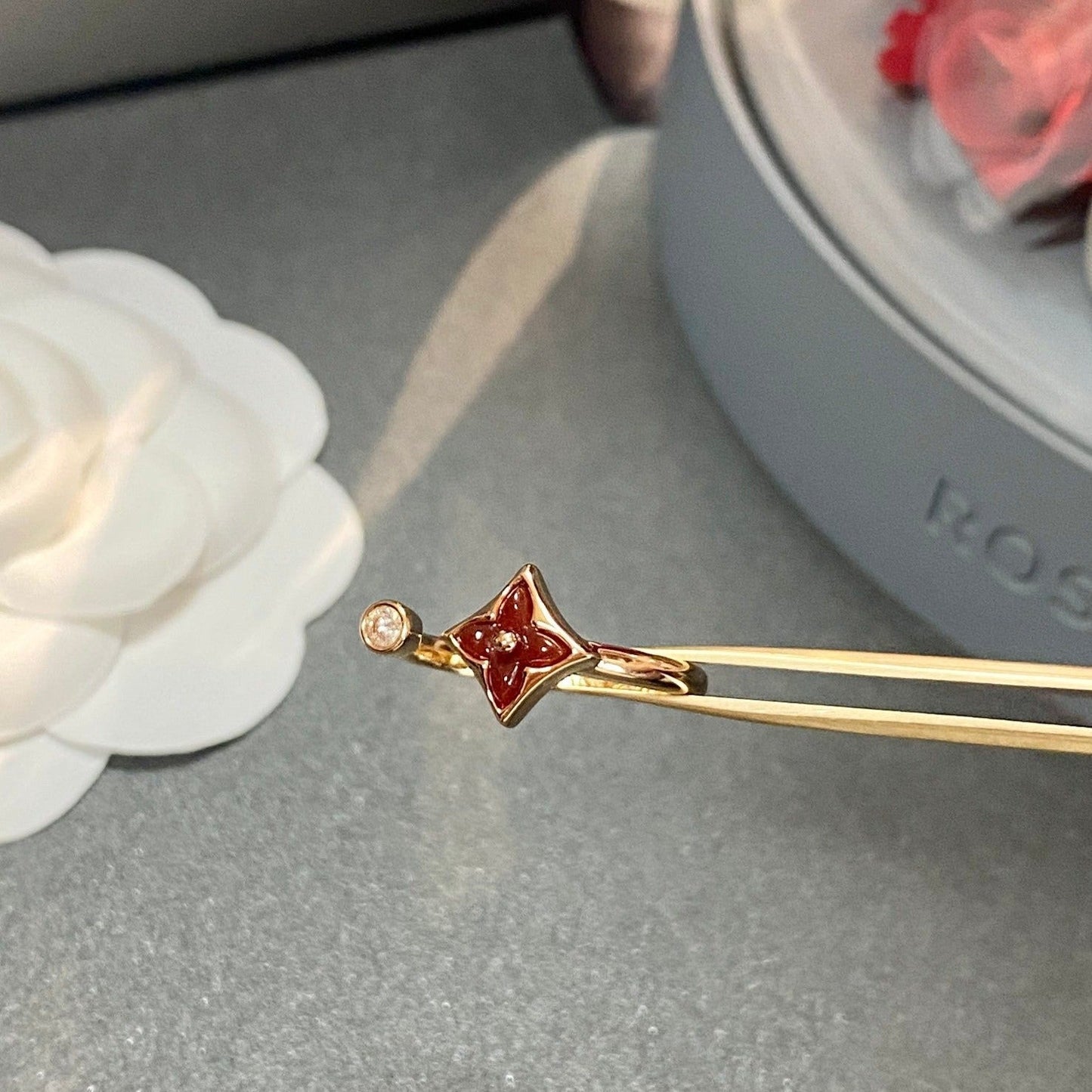 [Gaonasi]STAR 1 DIAMOND OPEN RING