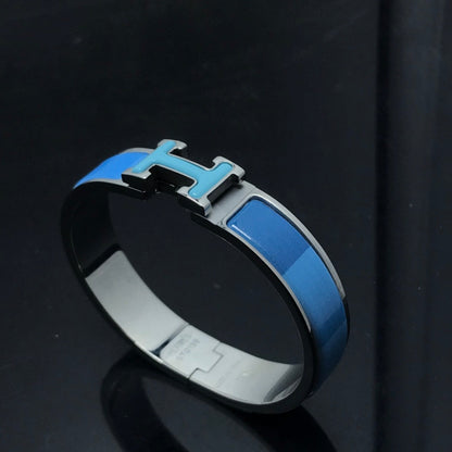 [Gaonasi]H BRACELET BLUE RAINBOW CERAMIC