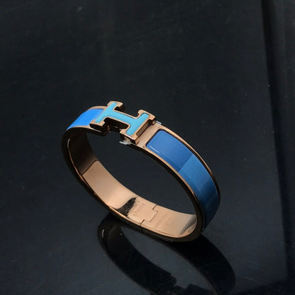 [Gaonasi]H BRACELET BLUE RAINBOW CERAMIC