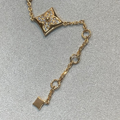 [Gaonasi]STAR AND SUN 4 MOTIFS GOLD DIAMONDS BRACELET