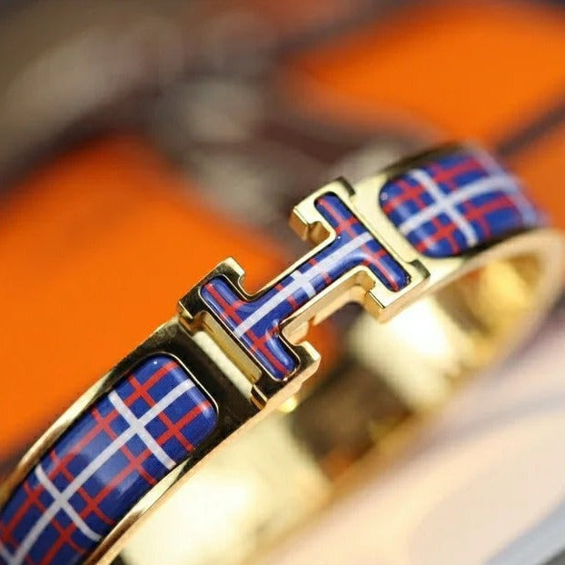 [Gaonasi]H TARTAN BRACELET 12MM