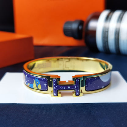 [Gaonasi]H STAR AND MOON BRACELET 12MM