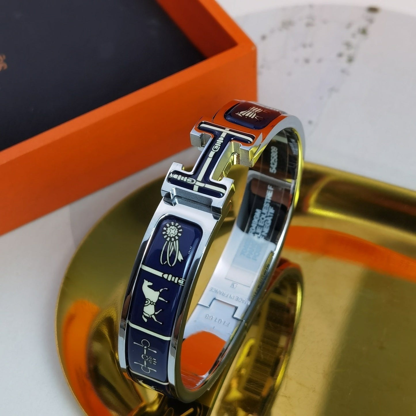 [Gaonasi]H COUVERTURES DARK BLUE BRACELET