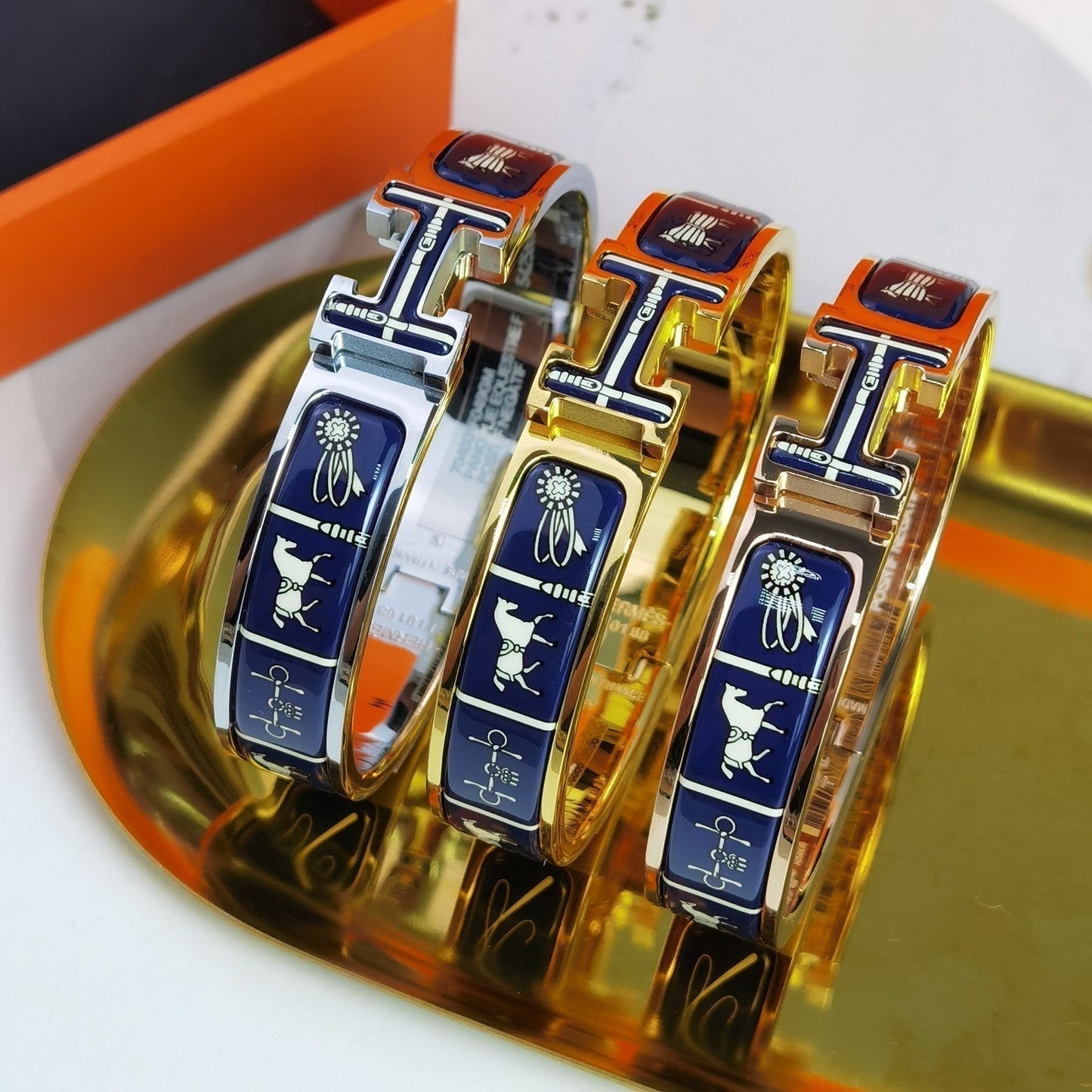 [Gaonasi]H COUVERTURES DARK BLUE BRACELET
