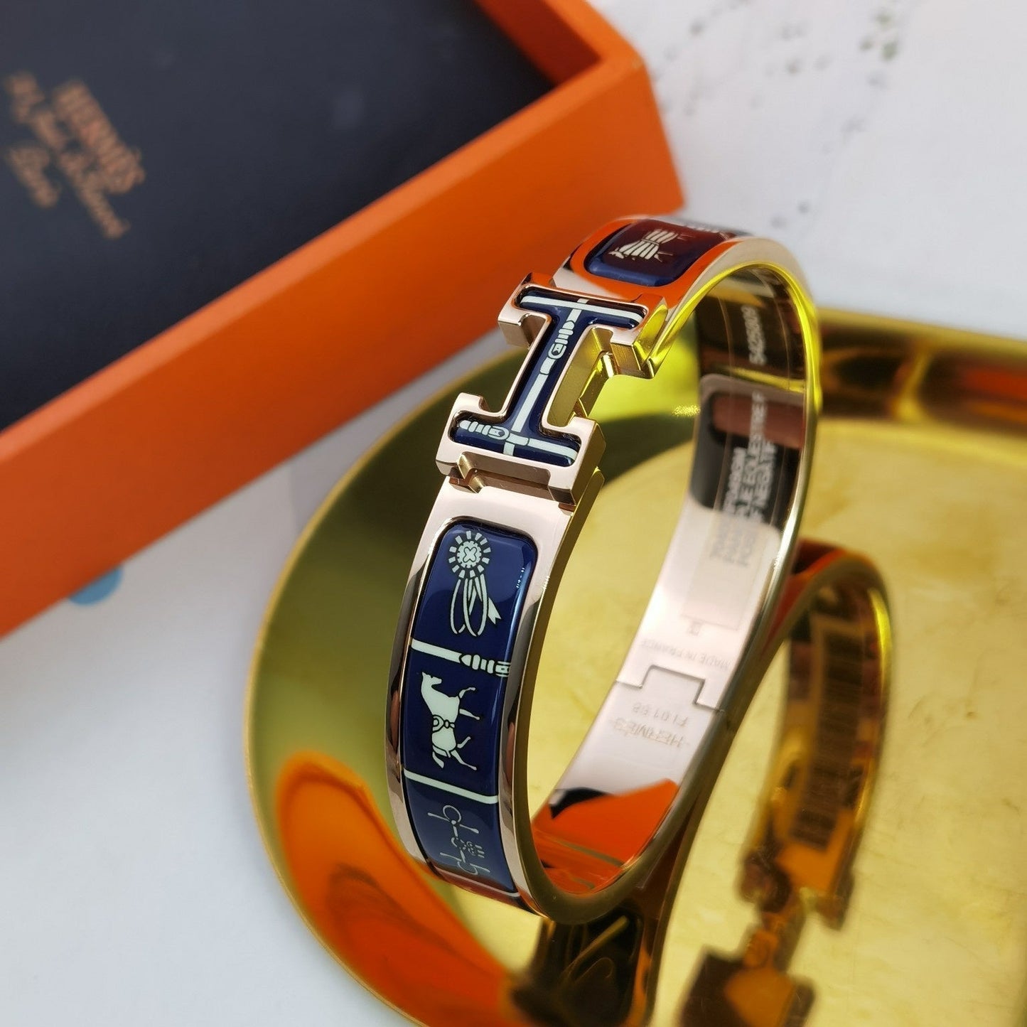 [Gaonasi]H COUVERTURES DARK BLUE BRACELET