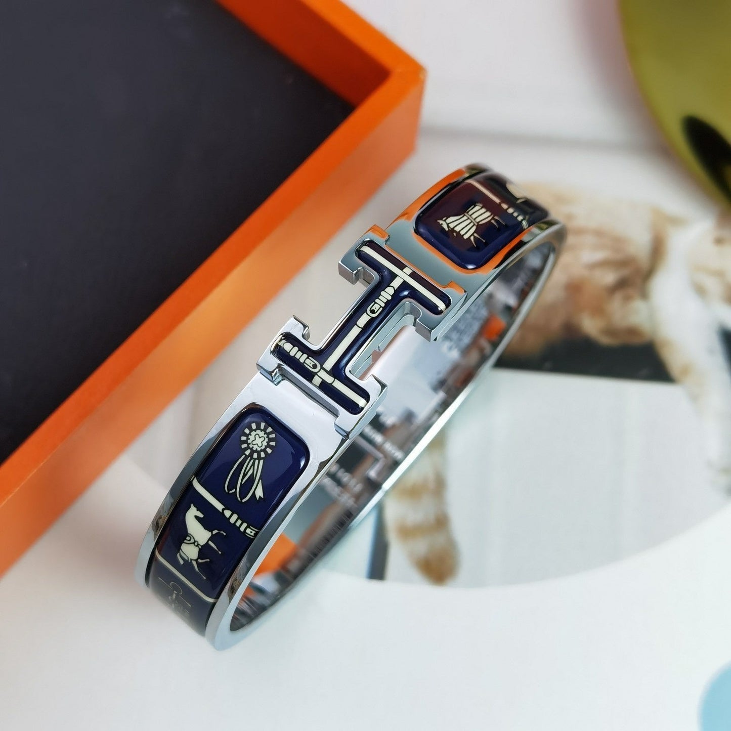 [Gaonasi]H COUVERTURES DARK BLUE BRACELET