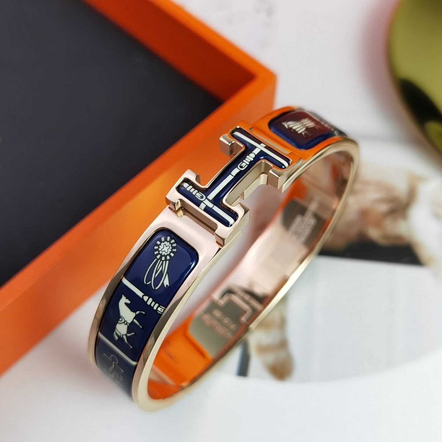 [Gaonasi]H COUVERTURES DARK BLUE BRACELET