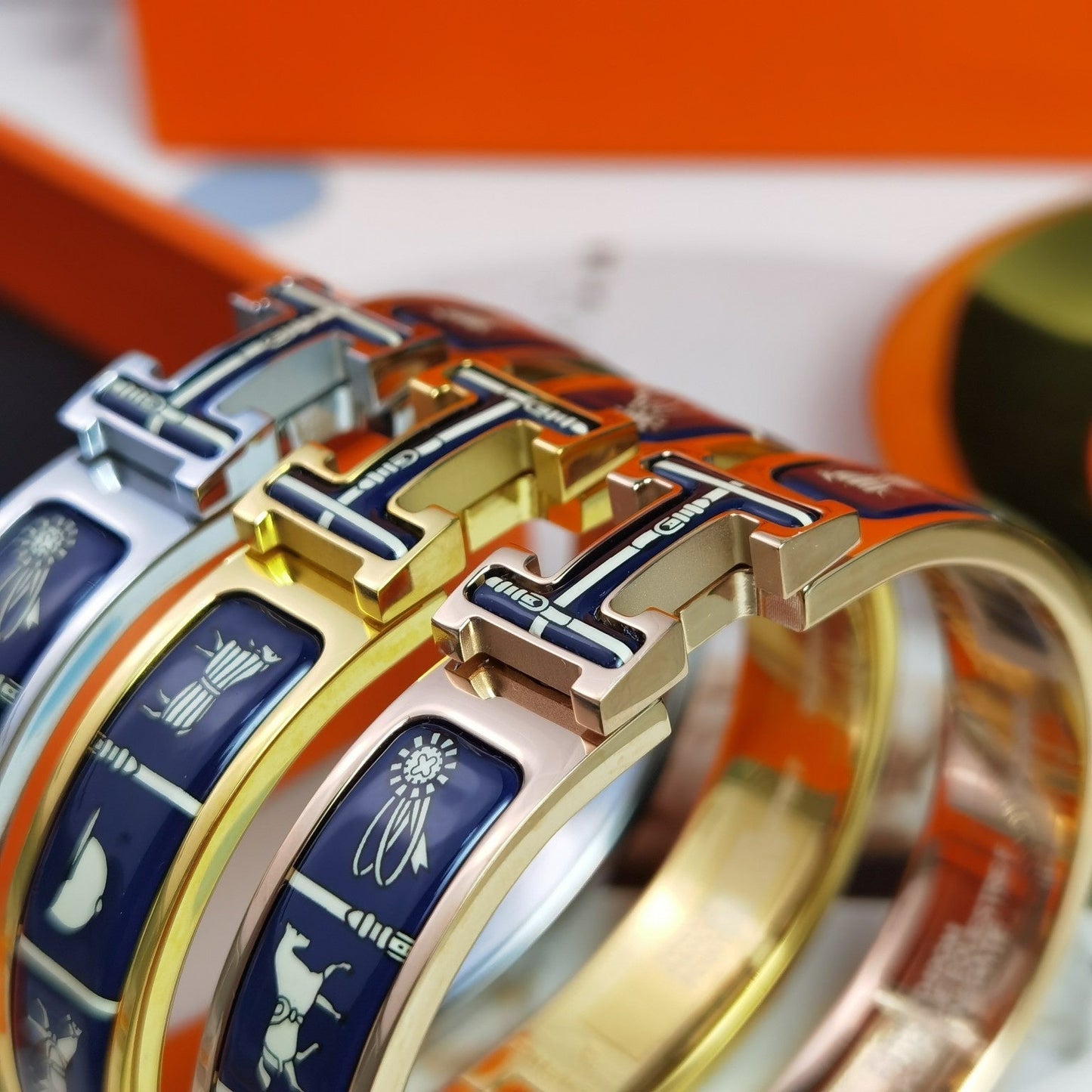 [Gaonasi]H COUVERTURES DARK BLUE BRACELET