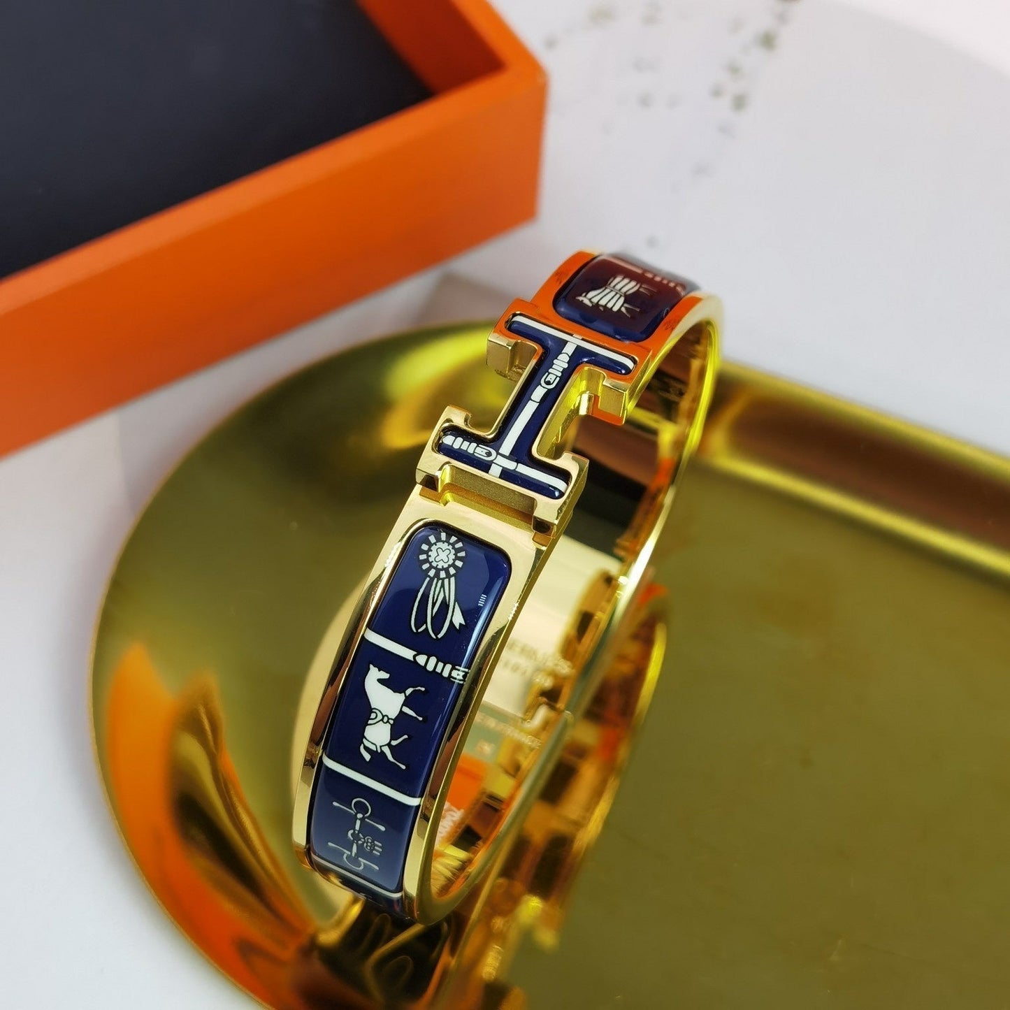 [Gaonasi]H COUVERTURES DARK BLUE BRACELET