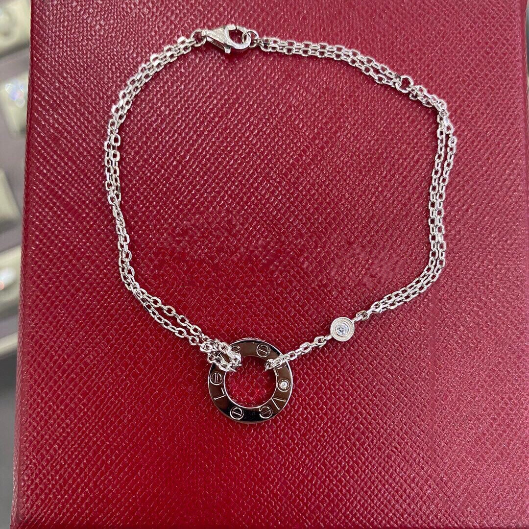 [Gaonasi Jewelry]LOVE BRACELET 2 DIAMOND