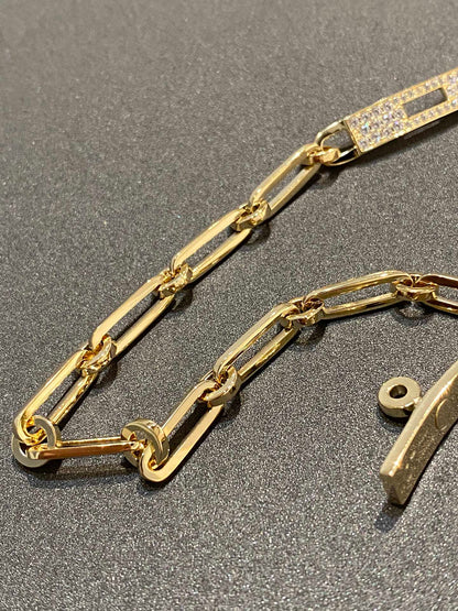 [Gaonasi]CHAINE BRACELET SMALL MODEL DIAMOND
