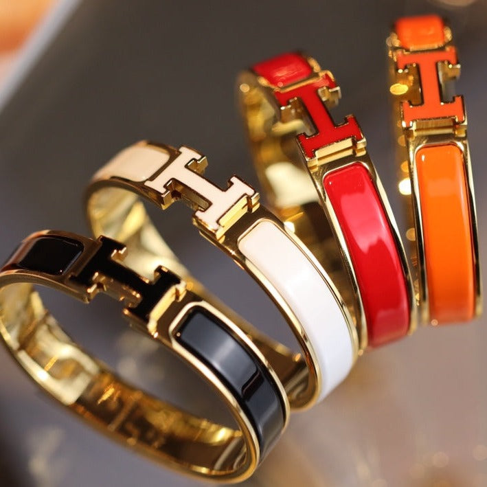 [Gaonasi]H BRACELET 12MM GOLD
