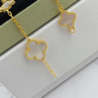 [Gaonasi]MAGIC CLOVER MOP GOLD BRACELET 5 MOTIFS