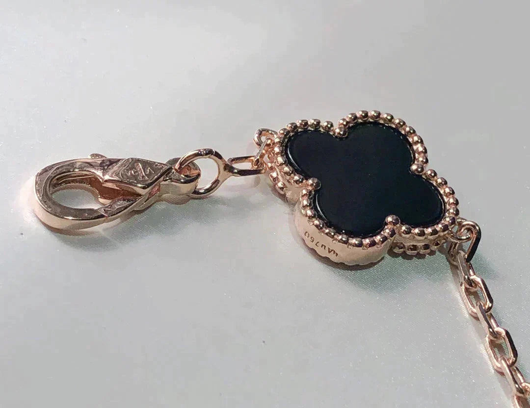 [Gaonasi]CLOVER 5 MOTIFS MULTICOLOR BRACELET