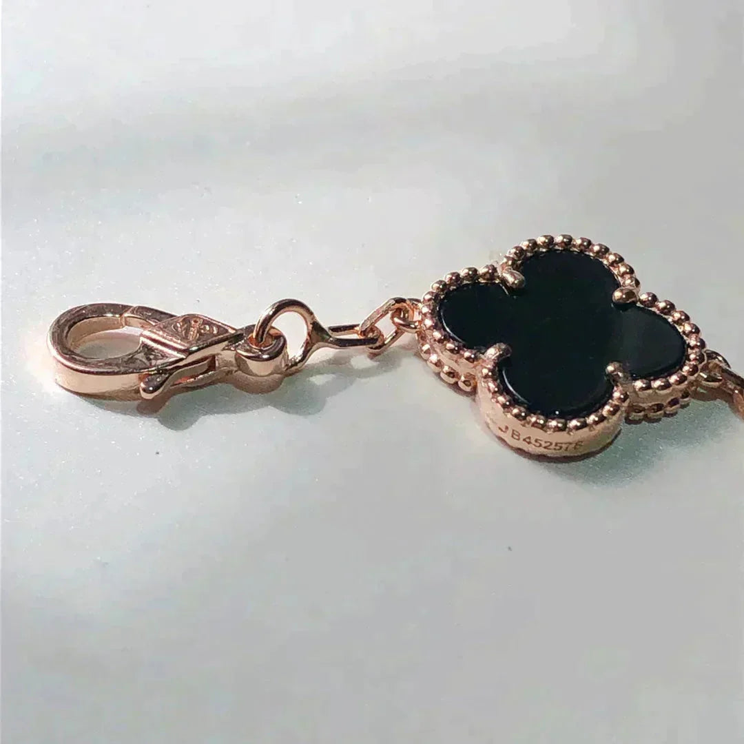 [Gaonasi]CLOVER 5 MOTIFS MULTICOLOR BRACELET