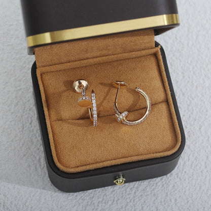 [Gaonasi Jewelry]JUSTE FULL DIAMOND SMALL EARRINGS