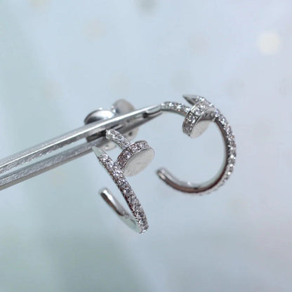 [Gaonasi Jewelry]JUSTE FULL DIAMOND SMALL EARRINGS