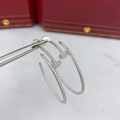 [Gaonasi Jewelry]JUSTE FULL DIAMOND LARGE EARRINGS
