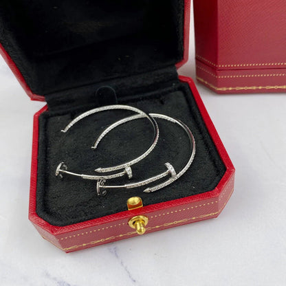 [Gaonasi Jewelry]JUSTE FULL DIAMOND LARGE EARRINGS