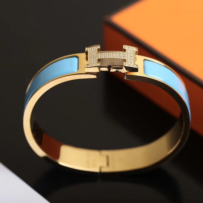 [Gaonasi]H CLOUD BLUE BRACELET GOLD DIAMOND