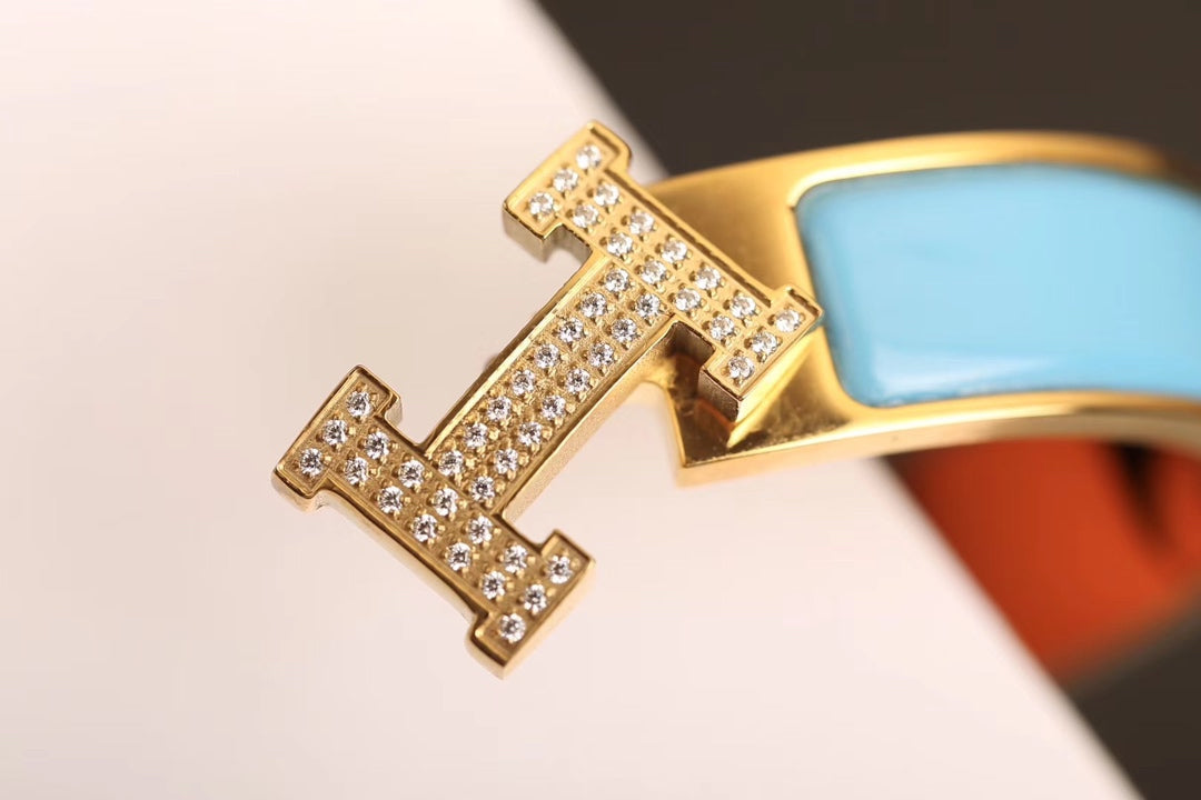 [Gaonasi]H CLOUD BLUE BRACELET GOLD DIAMOND