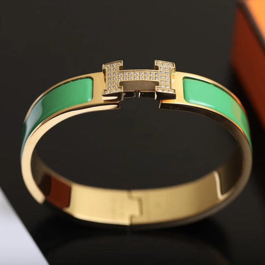 [Gaonasi]H BRACELET GOLD DIAMOND