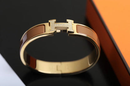 [Gaonasi]H BRACELET GOLD DIAMOND