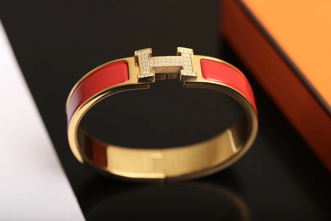[Gaonasi]H BRACELET GOLD DIAMOND