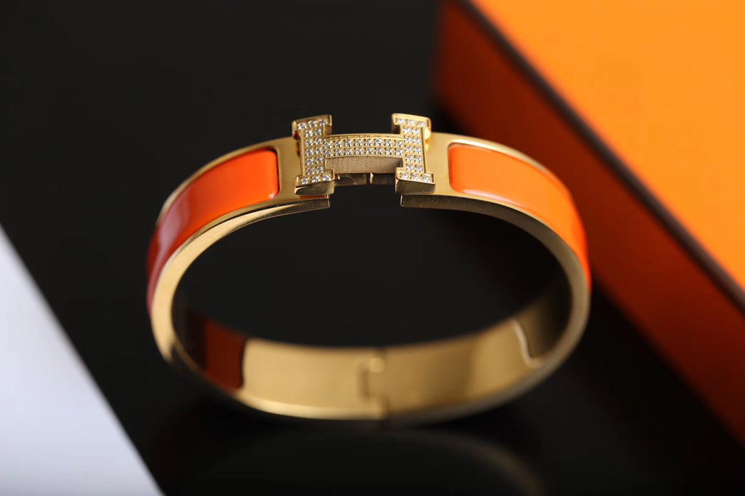 [Gaonasi]H BRACELET GOLD DIAMOND