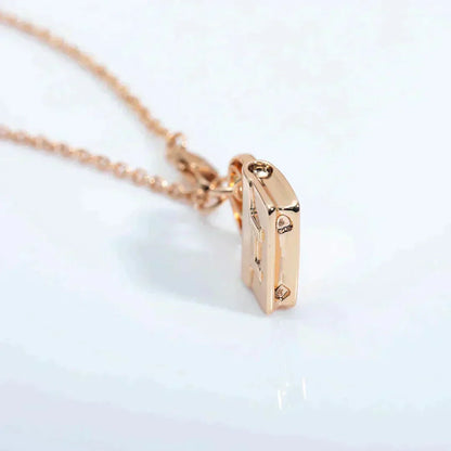 [Gaonasi]AMULETTE PEDANT ROSE GOLD NECKLACE