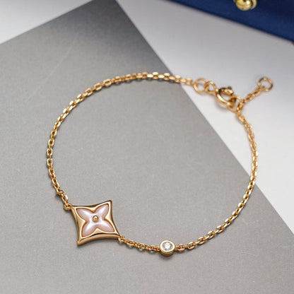[Gaonasi]STAR 1 DIAMOND PINK GOLD BRACELET