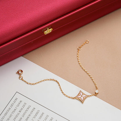 [Gaonasi]STAR 1 DIAMOND PINK GOLD BRACELET