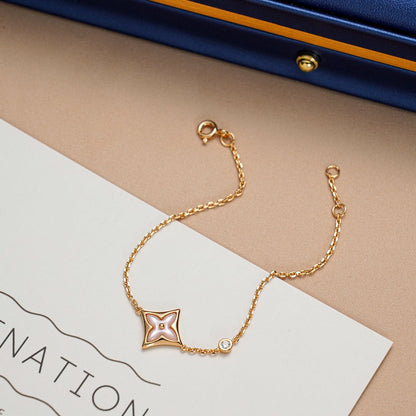 [Gaonasi]STAR 1 DIAMOND PINK GOLD BRACELET