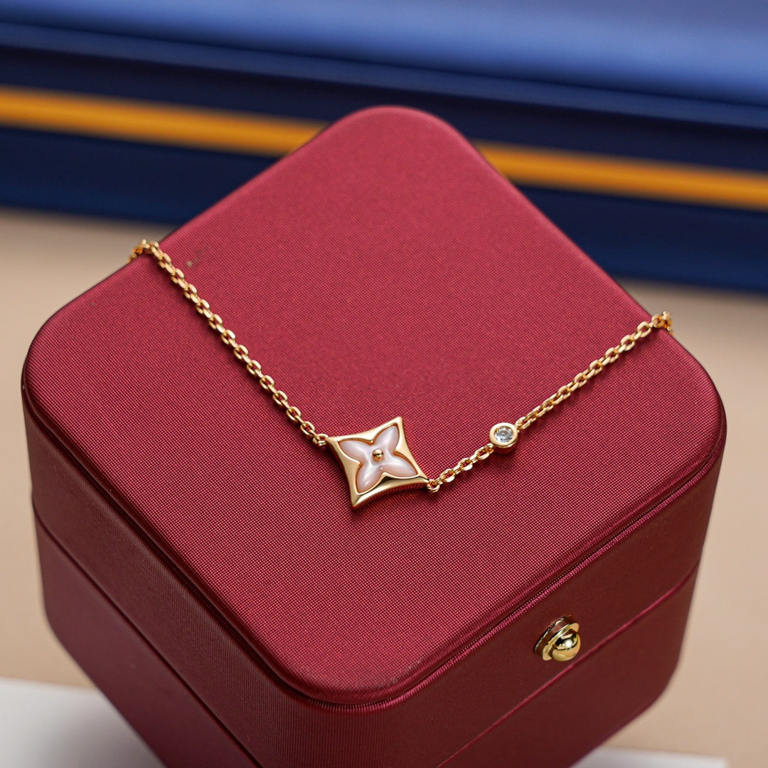 [Gaonasi]STAR 1 DIAMOND PINK GOLD BRACELET